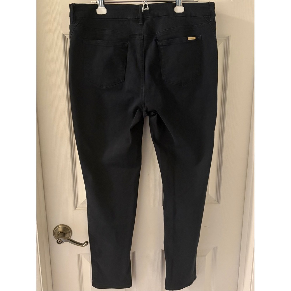 Chico's So Slimming Women's Size 12 Black Straight Leg Stretch Pants - Picture 4 of 11